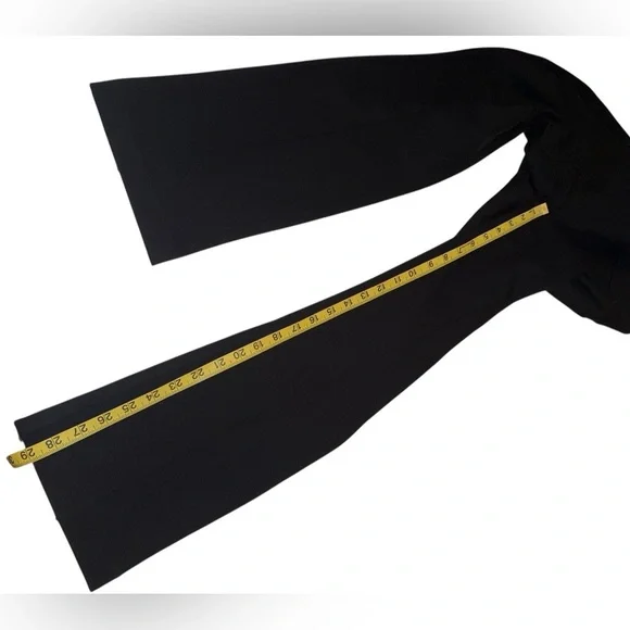 J.McLaughlin Black Ponte Pull-On Flare Pants XS - Picture 3 of 8